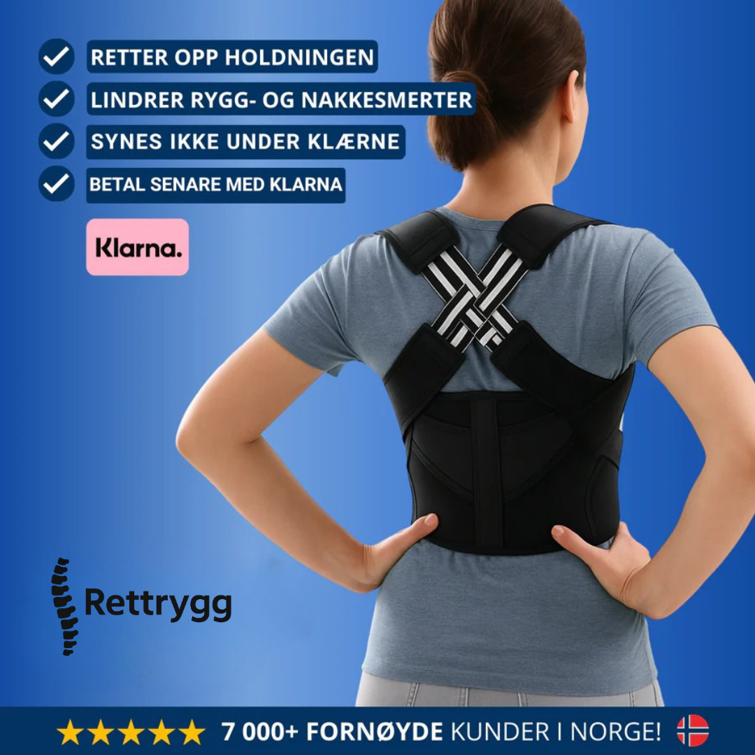 RettRygg™ - Løsningen på din holdning!
