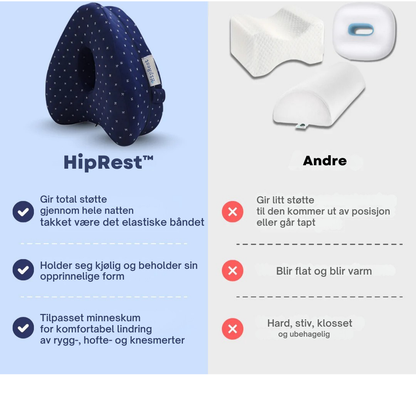 HipRest™-Støttepute - #1 Medisinsk bevist løsning mot hoftesmerter og isjias