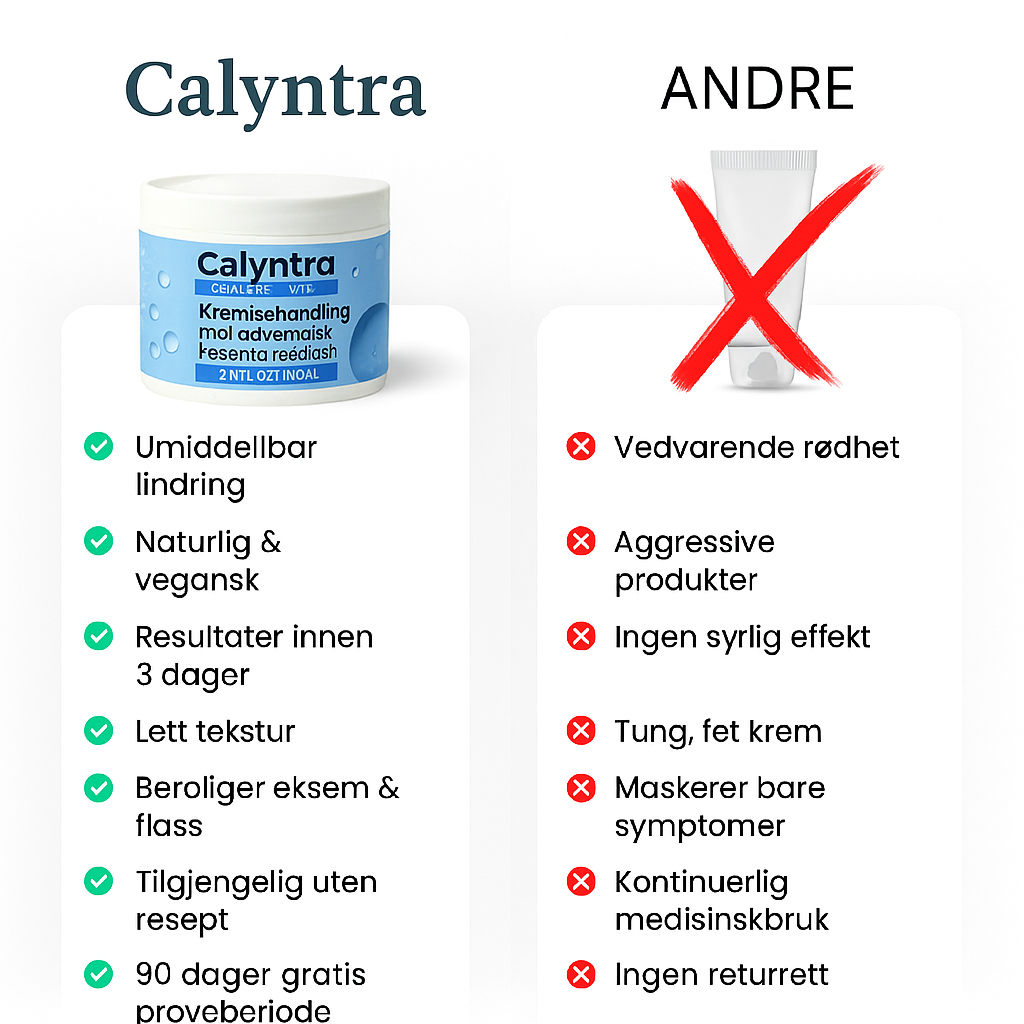 Calyntra™ – Den milde løsningen mot vedvarende rødhet, kløe og flass
