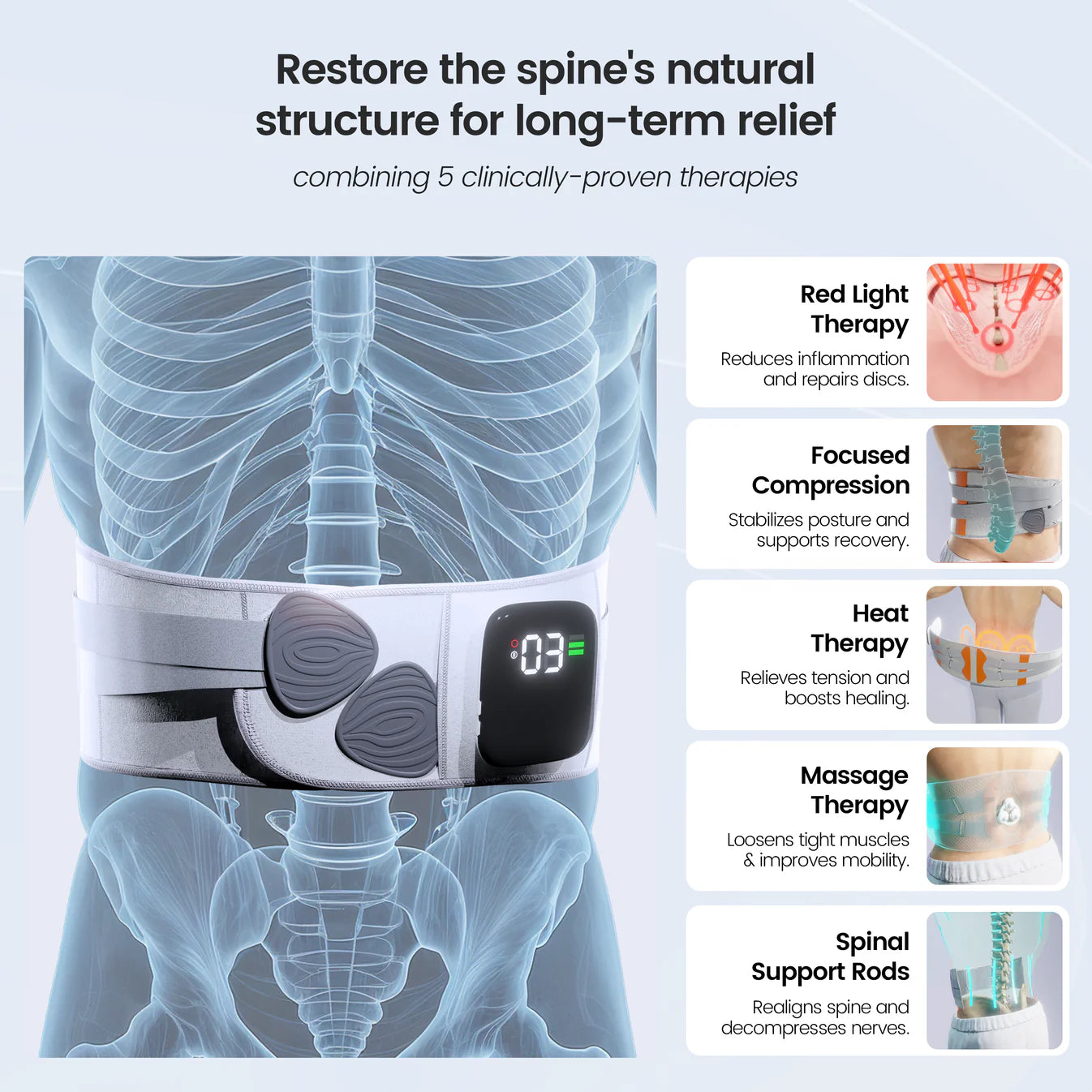 AlignFlex™ - Gjenopprett ryggen din, gjenvinn friheten din