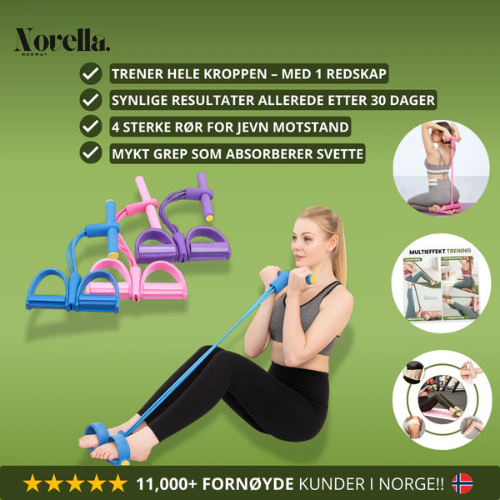 Novoshape™ – Multifunksjonelt treningsbånd for hele kroppen