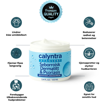 Calyntra™ – Den milde løsningen mot vedvarende rødhet, kløe og flass