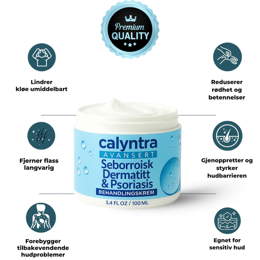 Calyntra™ – Den milde løsningen mot vedvarende rødhet, kløe og flass