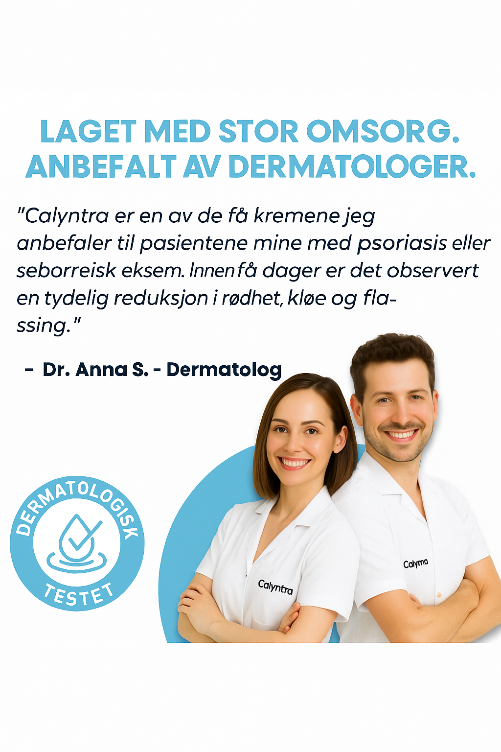 Calyntra™ – Den milde løsningen mot vedvarende rødhet, kløe og flass