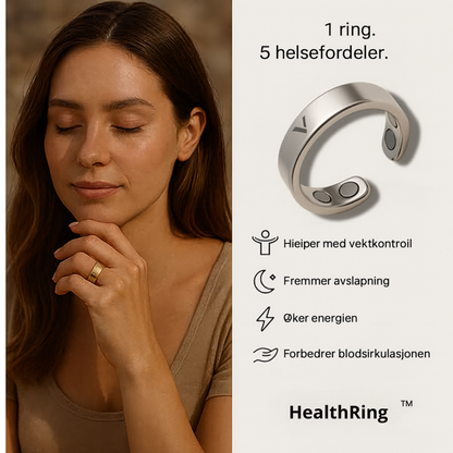HealthRing™ | Fjerner kronisk smerte og gjenoppretter fullstendig velvære i kroppen med 97 % innen 3 dager!