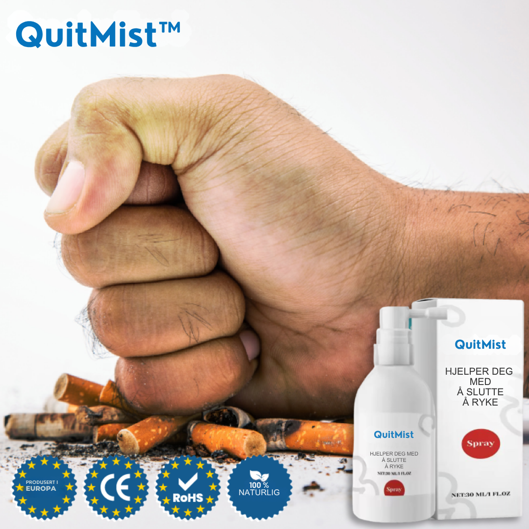 QuitMist™ - Si farvel til røykelysten – føl frihet i hvert åndedrag