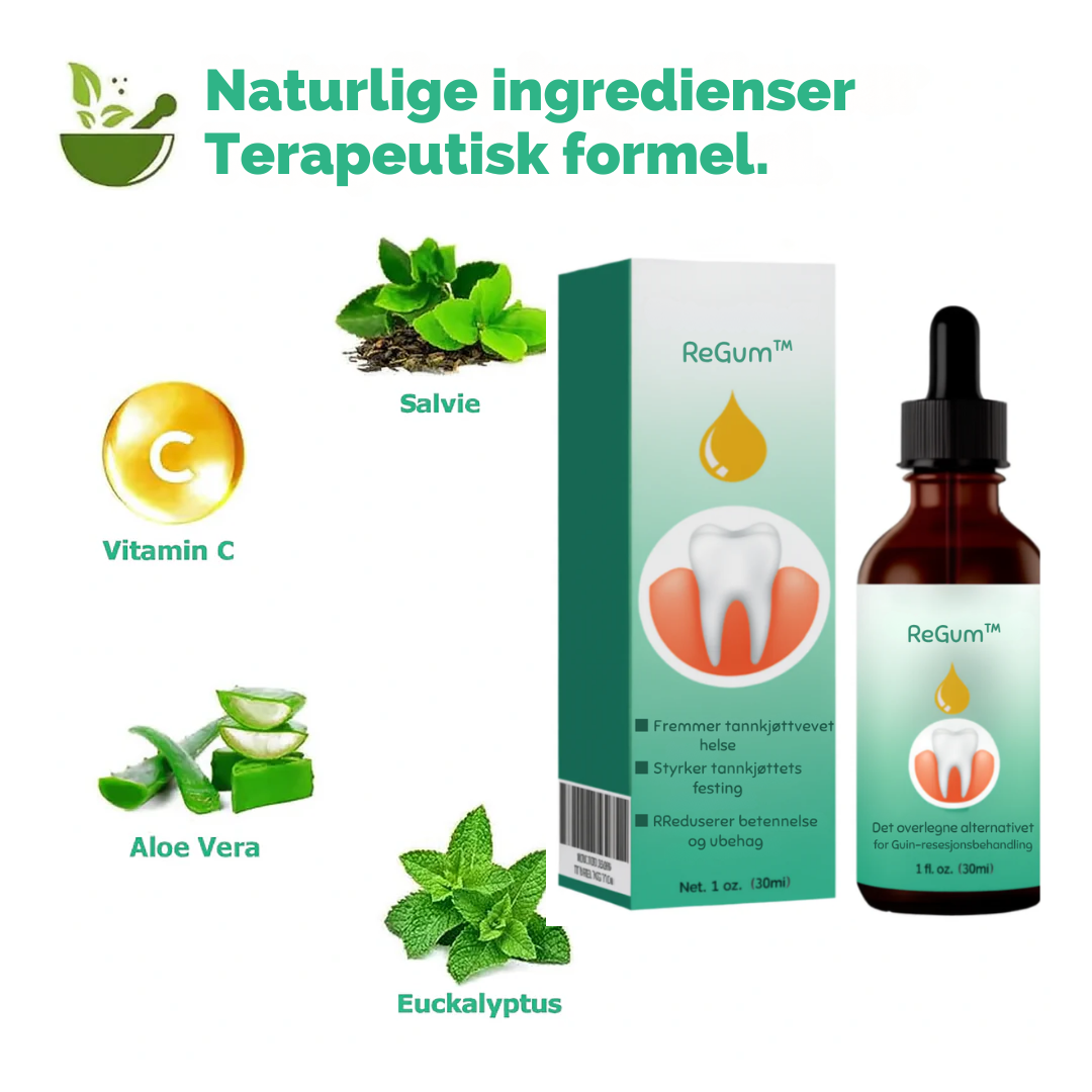 ReGum™- Sunn tannkjøtt. Et liv uten smerter.
