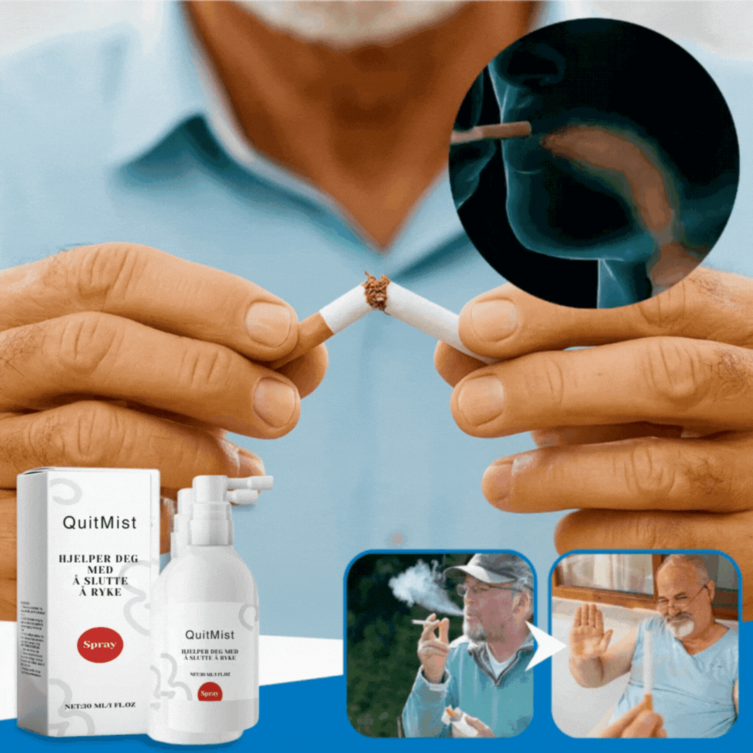 QuitMist™ - Si farvel til røykelysten – føl frihet i hvert åndedrag