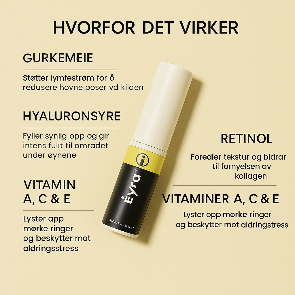 Éyra™ - Farvel til poser under øynene og fine linjer med 97 % på 24 timer!