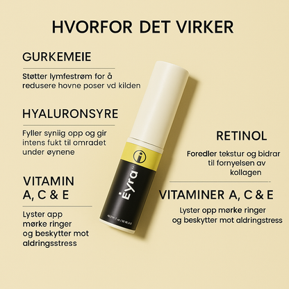 Éyra™ - Farvel til poser under øynene og fine linjer med 97 % på 24 timer!