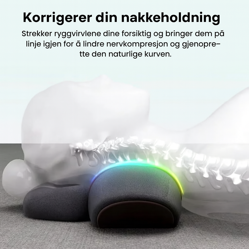 Avlast™-Endelig et apparat som angriper årsaken til nakkesmerter, ikke bare symptomene.