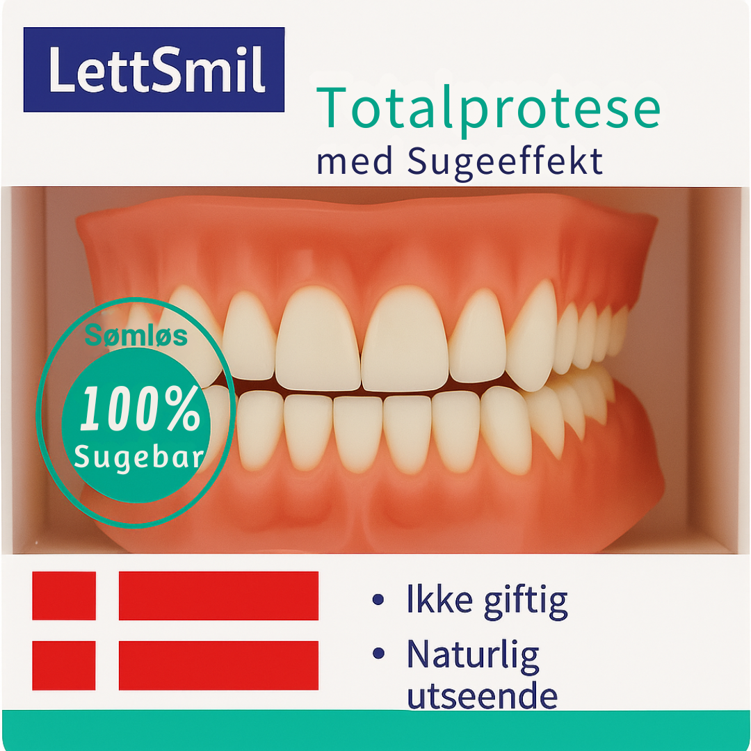 LettSmil™ – Komplet protese med sugeeffekt